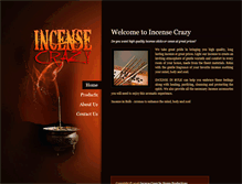 Tablet Screenshot of incensecrazy.com